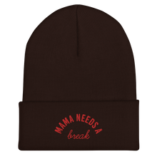 Lade das Bild in den Galerie-Viewer, MAMA NEEDS A break Stick - rot - Beanie (mehr Farben)