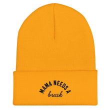 Lade das Bild in den Galerie-Viewer, MAMA NEEDS A break Stick - schwarz - Beanie (mehr Farben)