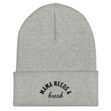 Lade das Bild in den Galerie-Viewer, MAMA NEEDS A break Stick - schwarz - Beanie (mehr Farben)