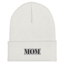 Lade das Bild in den Galerie-Viewer, MOM Stick - weiß/schwarz- Beanie (mehr Farben)