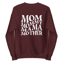 Lade das Bild in den Galerie-Viewer, MOM MOMMY MAMA MOTHER - Sweater UNISEX (mehr Farben)