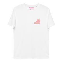 Lade das Bild in den Galerie-Viewer, Running on: Coffee, Sarcasm & Lipstick - T-Shirt UNISEX BIO (mehr Farben)